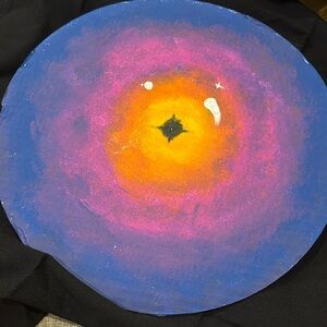 Cosmic Eye round painting